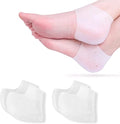 Silicone Gel Heel Protectors | Pain Relief Cushion Pads for Plantar Fasciitis & Cracked Heels